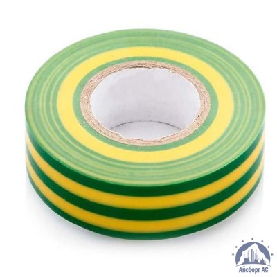 Лента изоляционная ПВХ (Авалон) 15 мм жёлто-зелёная купить в Твери